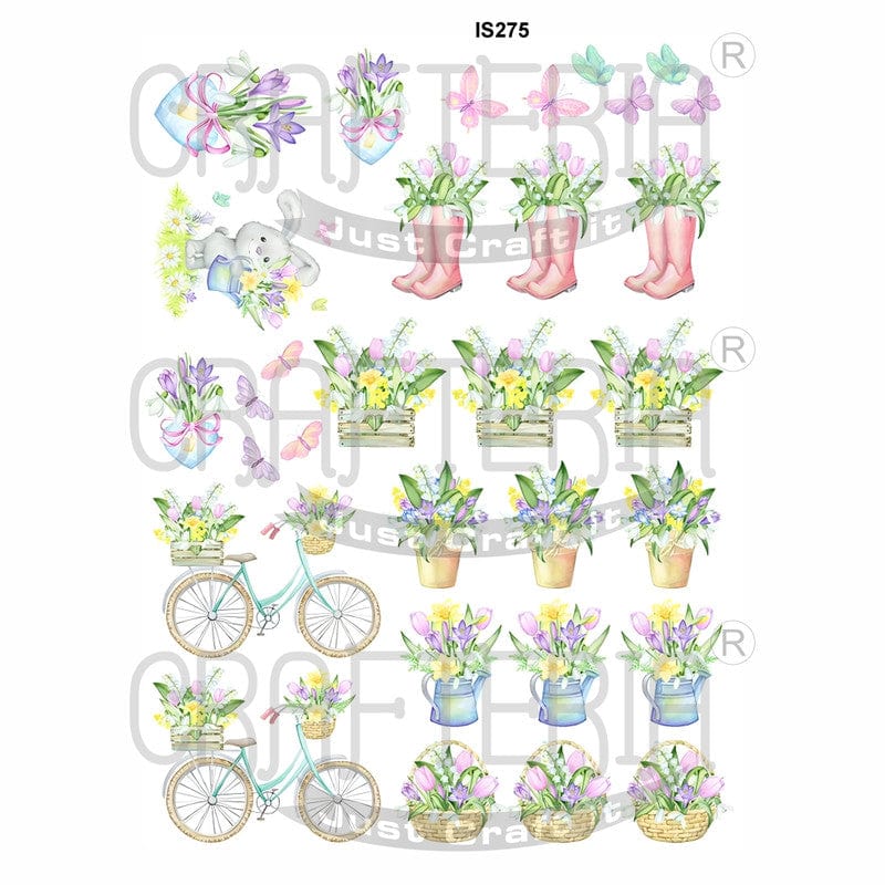 Plants Designs Insert Sheet (Transparent Sheet) IS275