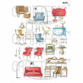 Sittings Designs Insert Sheet (Transparent Sheet) IS276