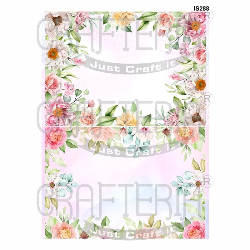 Floral Designs Insert Sheet (Transparent Sheet) IS288