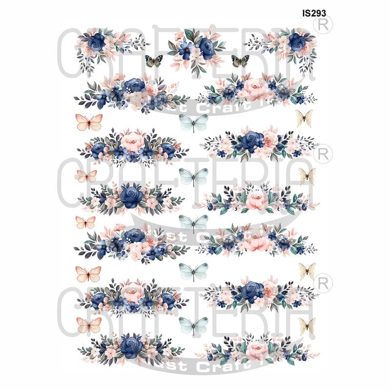 Floral Designs Insert Sheet (Transparent Sheet) IS293
