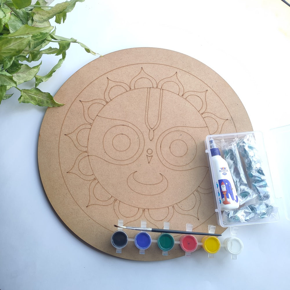 DIY Lord Jagannath Lippan Art Kit