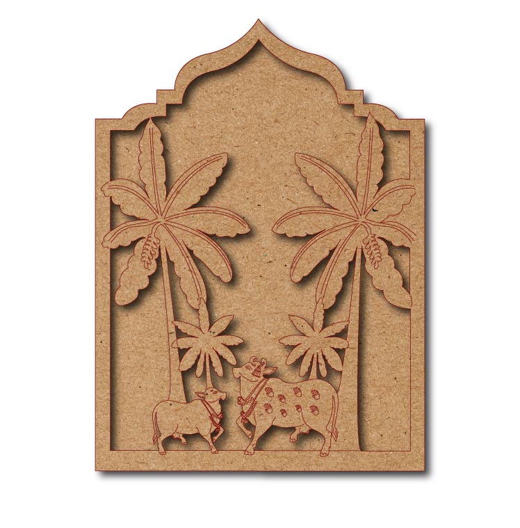 Phad-Inspired MDF Jharokha