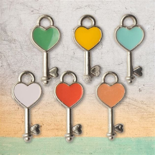 Key Silver Jewellery Charms