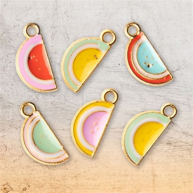 Watermelon Slice Gold Jewellery Charms