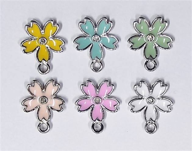 Flower Silver Jewellery Charms