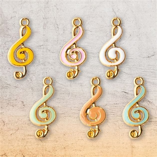 Music Notes Gold Jewellery Charms