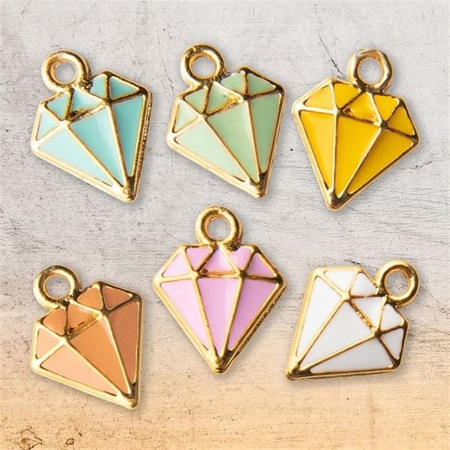 Diamond Gold Jewellery Charms
