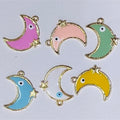 Half Moon Gold Jewellery Charms