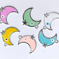 Half Moon Silver Jewellery Charms