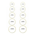 Multi Size Round Bezel Frames