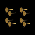 Gold Stud Base 8Mm