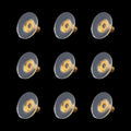 Gold Earing Metal Washer