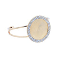 Round Diamond Frame Kada