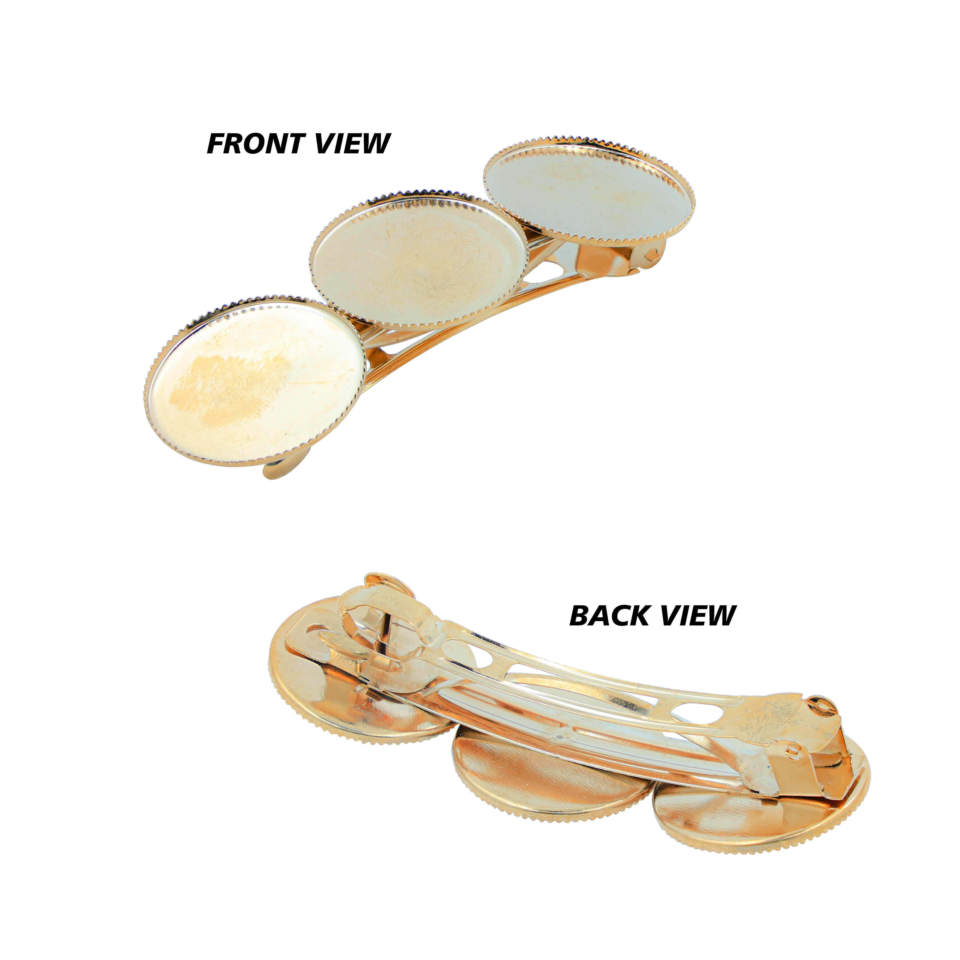3 Round Hair Clip