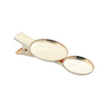 2 Round Hair Pin (Crocodile Style)