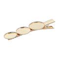 3 Round Hair Pin (Crocodile Style)