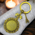 Gold Keychain Ring Kr001