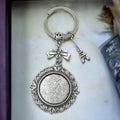 Silver Keychain Ring Kr002