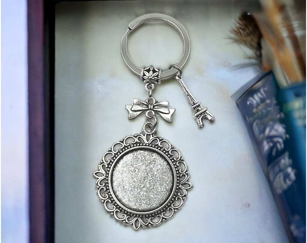 Silver Keychain Ring Kr002