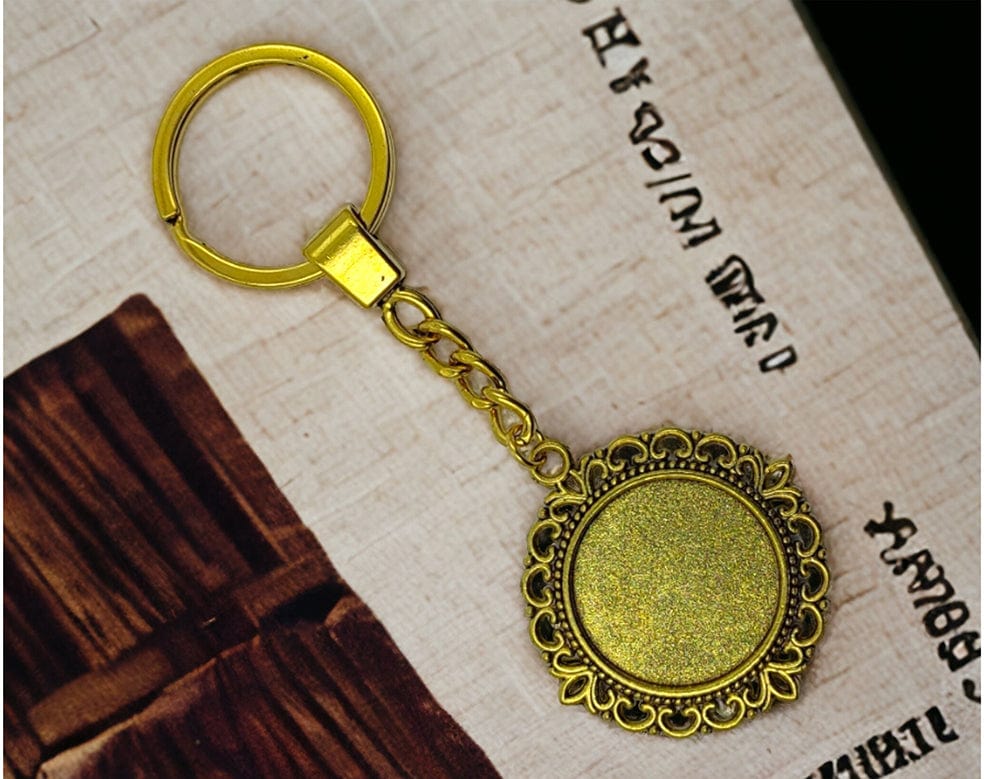 Gold Keychain Ring Kr004