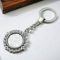 Silver Keychain Ring Kr005