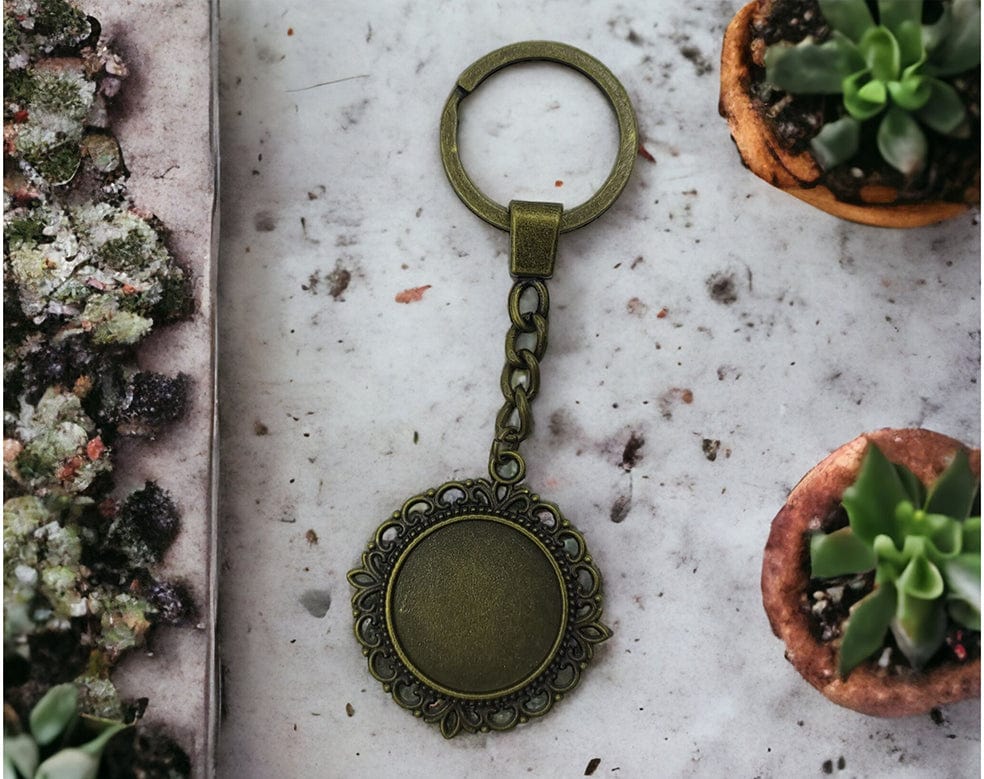 Antique Keychain Ring Kr006
