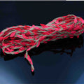 Jute Dore With Dark Pink Leaf