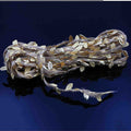 Jute Dore With Golden Leaf