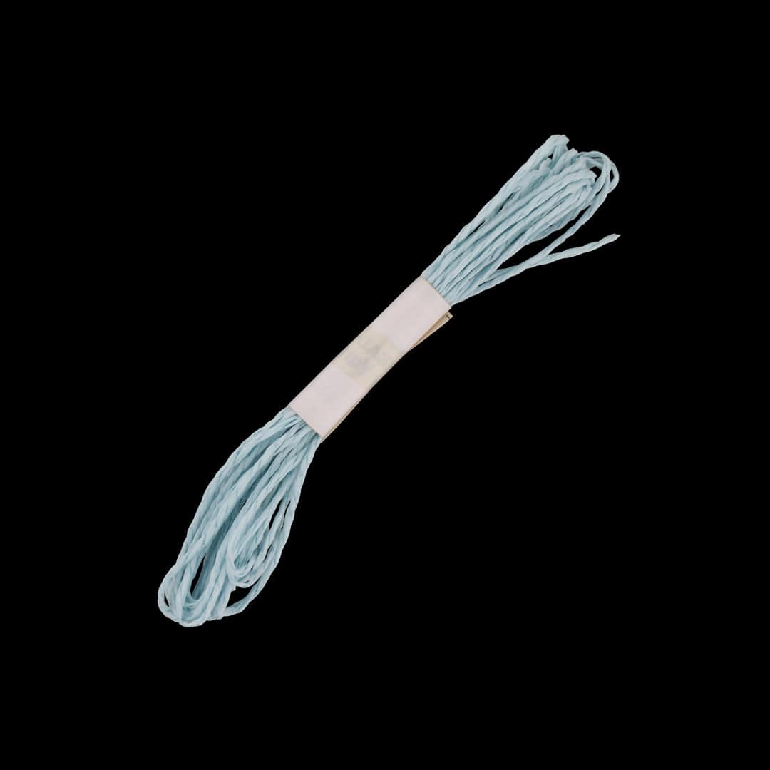 Light Blue Colour Paper Thread Twisted Rope for DIY Art
