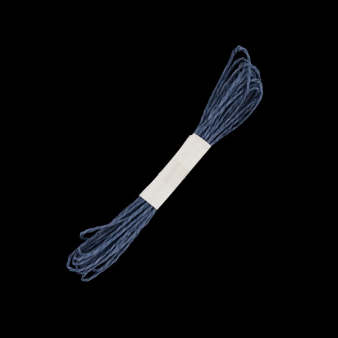 Navy Blue Colour Paper Thread Twisted Rope for DIY Art