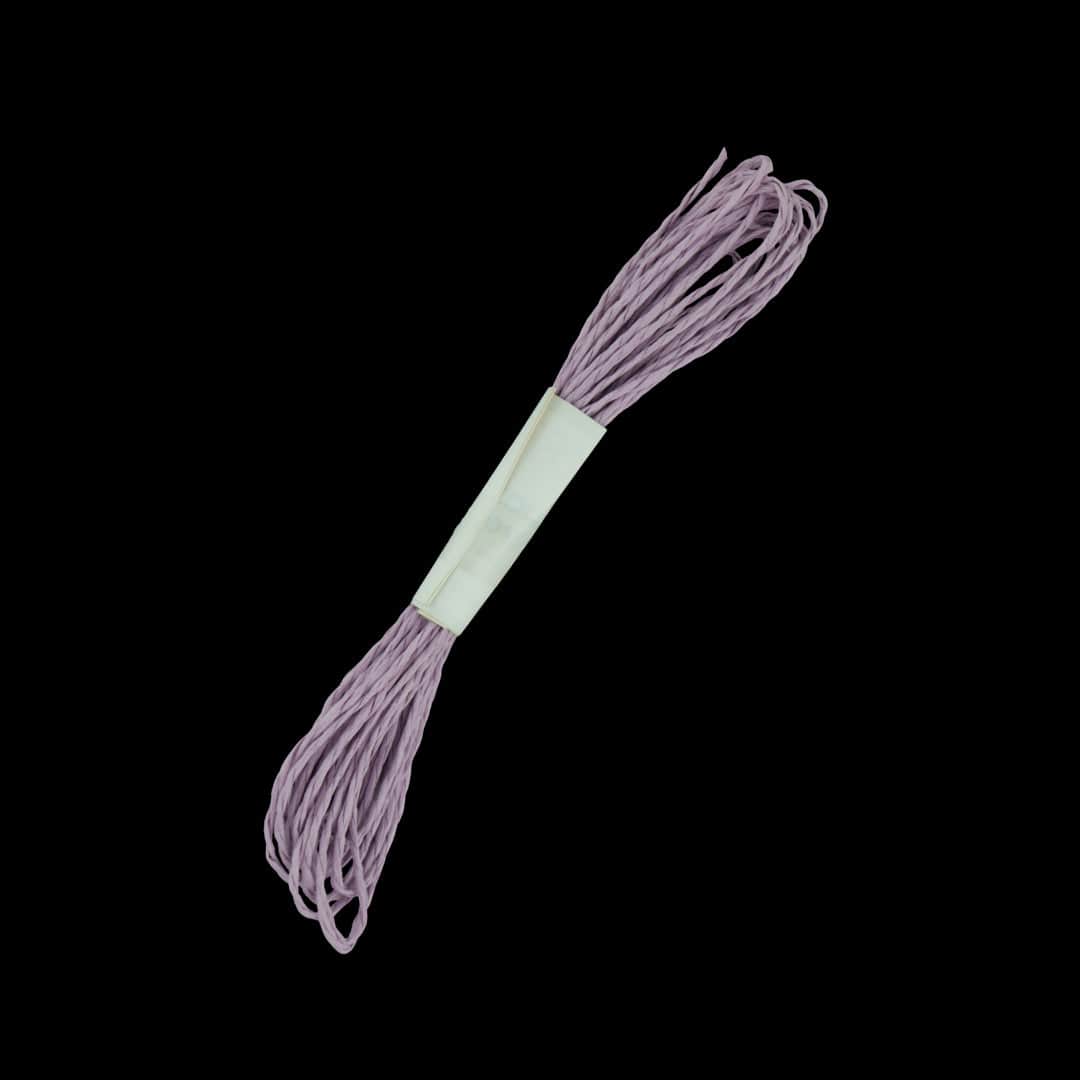 Lavender Colour Paper Thread Twisted Rope for DIY Art