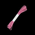 Dark Pink Colour Paper Thread Twisted Rope for DIY Art