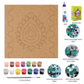 DIY Traditional Motif Lippan Art Kit