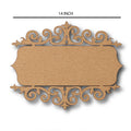 Grand Estate Wooden Name Plate