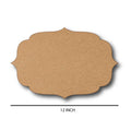 Elegant Curved Border Name Plate