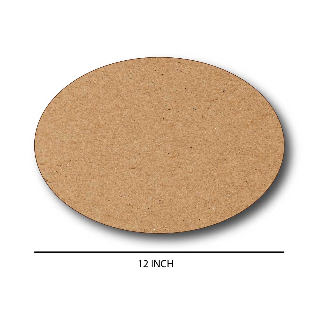 Oval Personalized MDF Name Plate