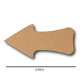 Directional Arrow Wooden Name Plate