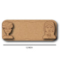 Cultural Art Wooden Name Plate