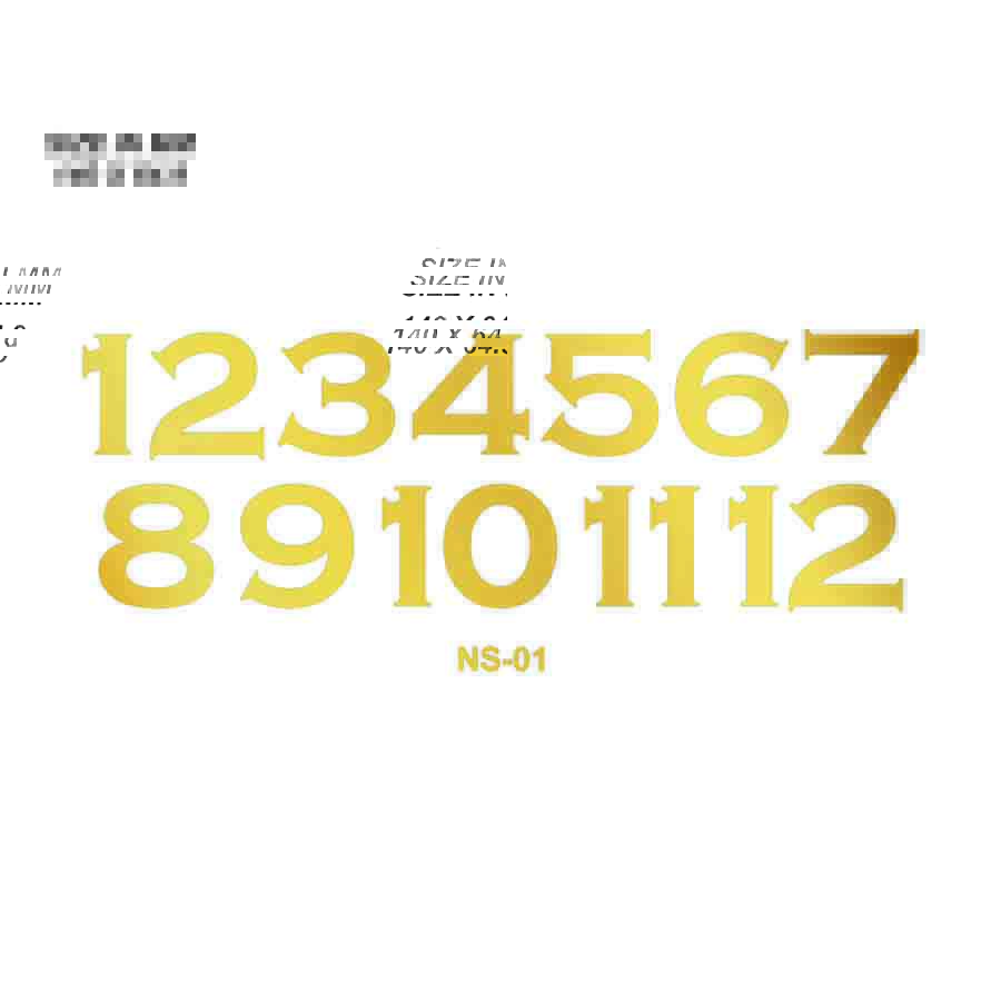 New Emboss Sticker D39