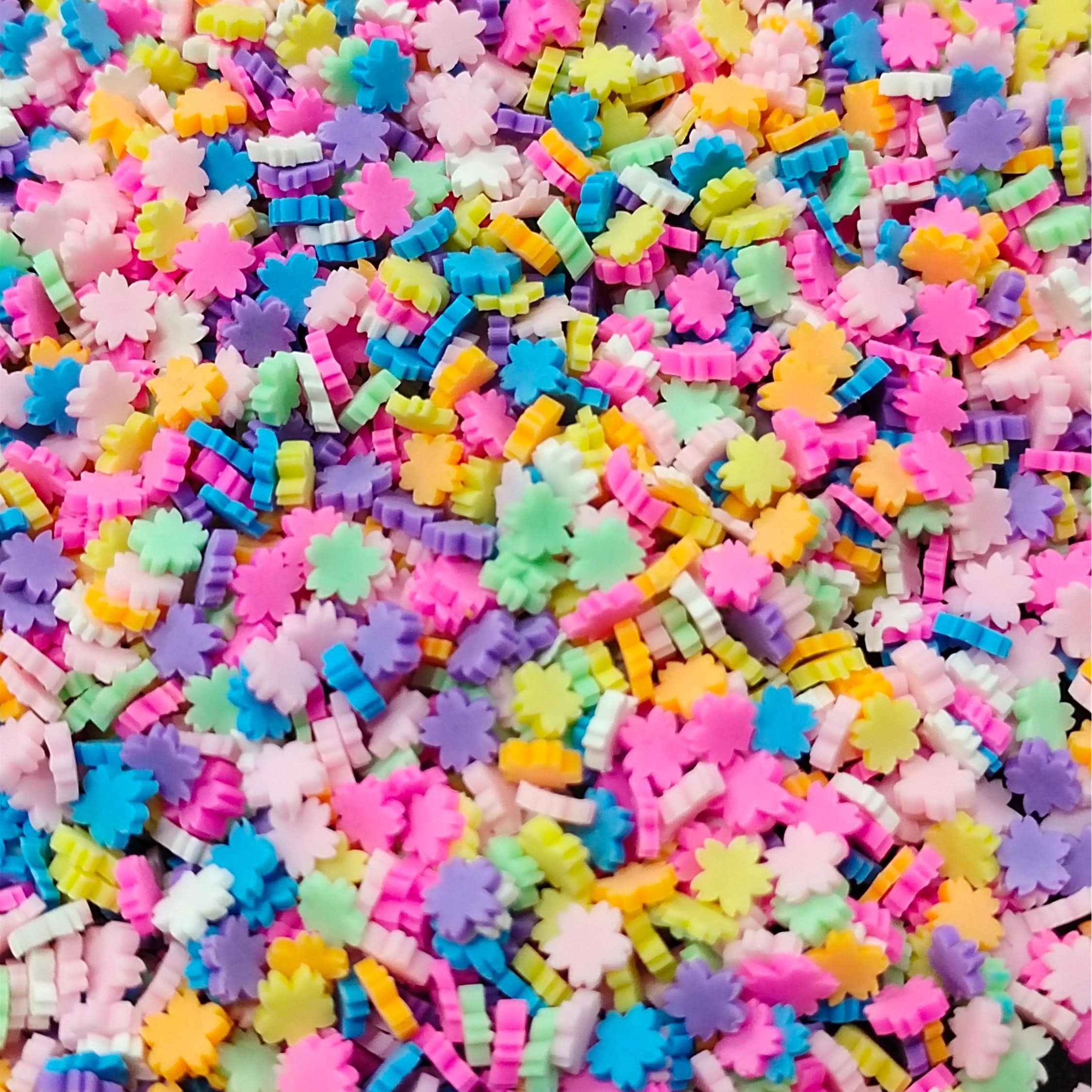 Flower Shape Polymer Chips