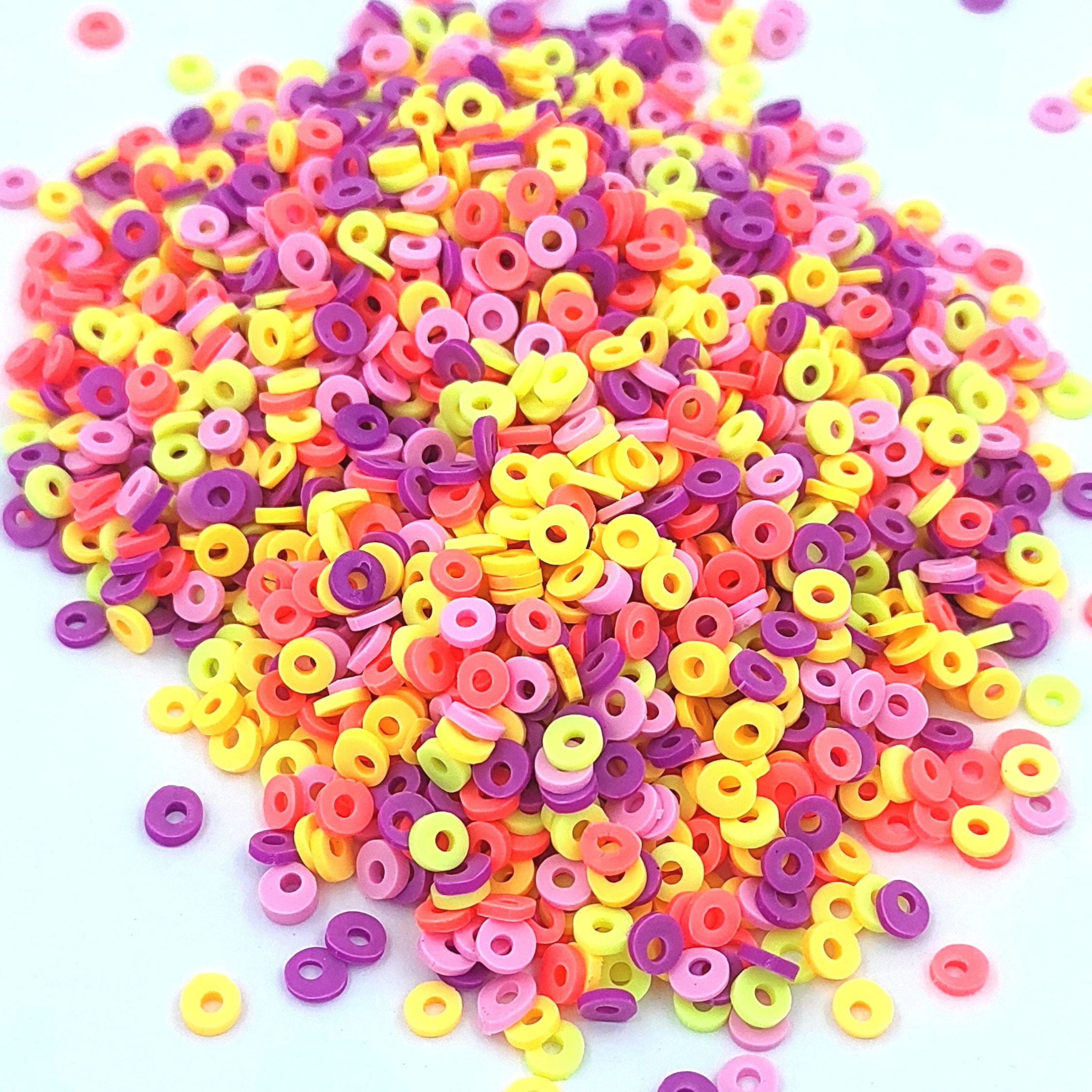 Round With Center Hole Shape Polymer Chips