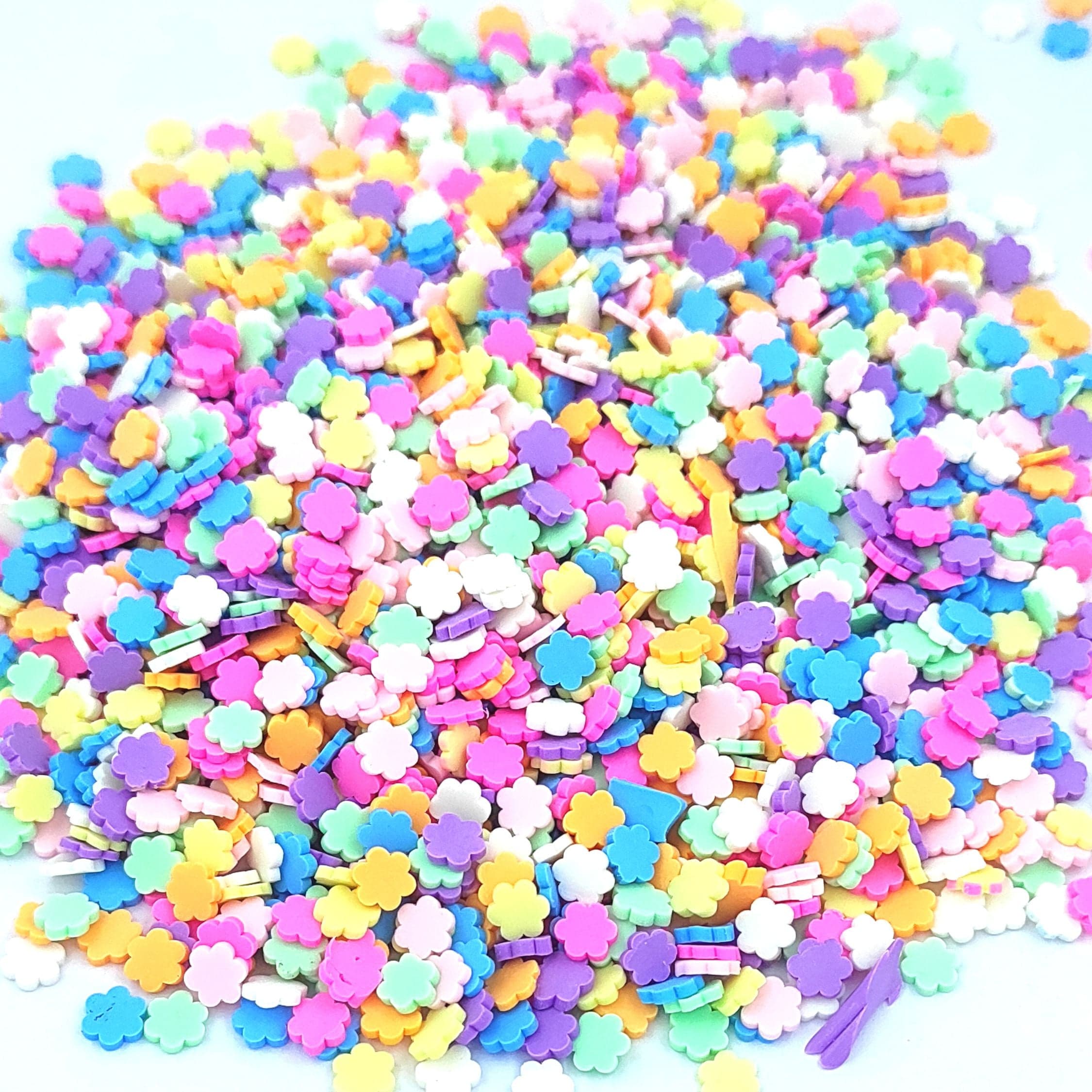 Flower Mix Shape Polymer Chips