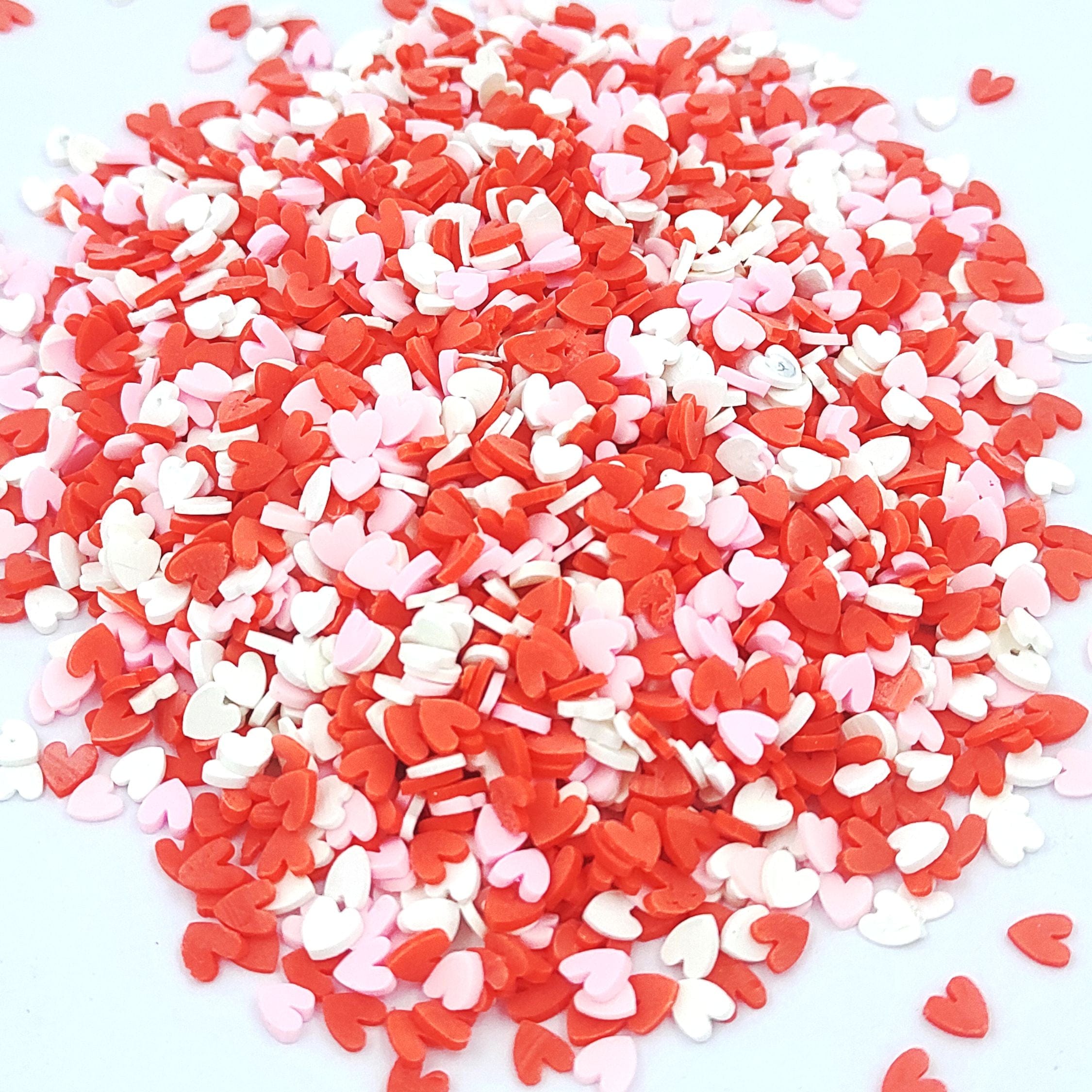 Long Heart Shape Polymer Chips