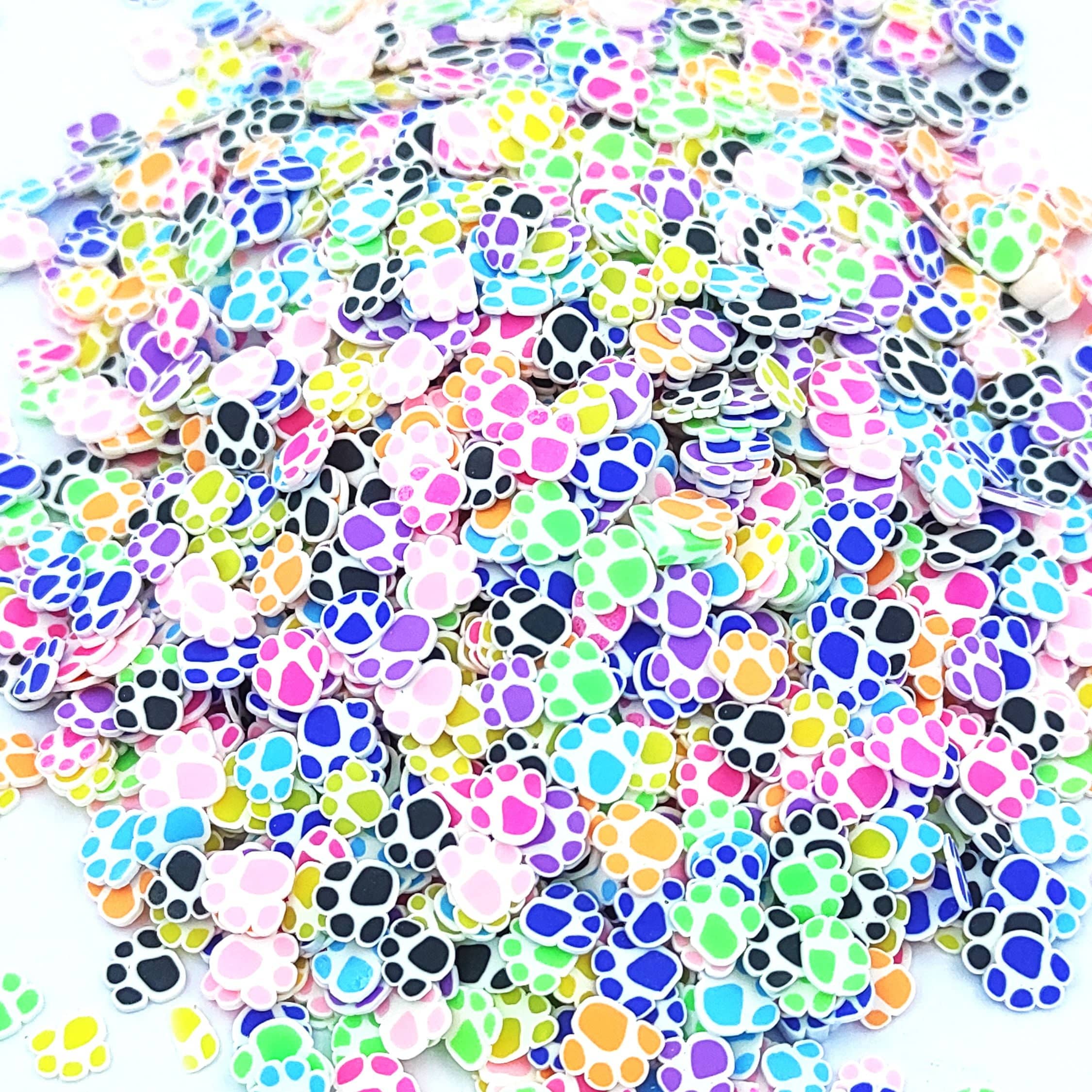Paw Shape Polymer Chips