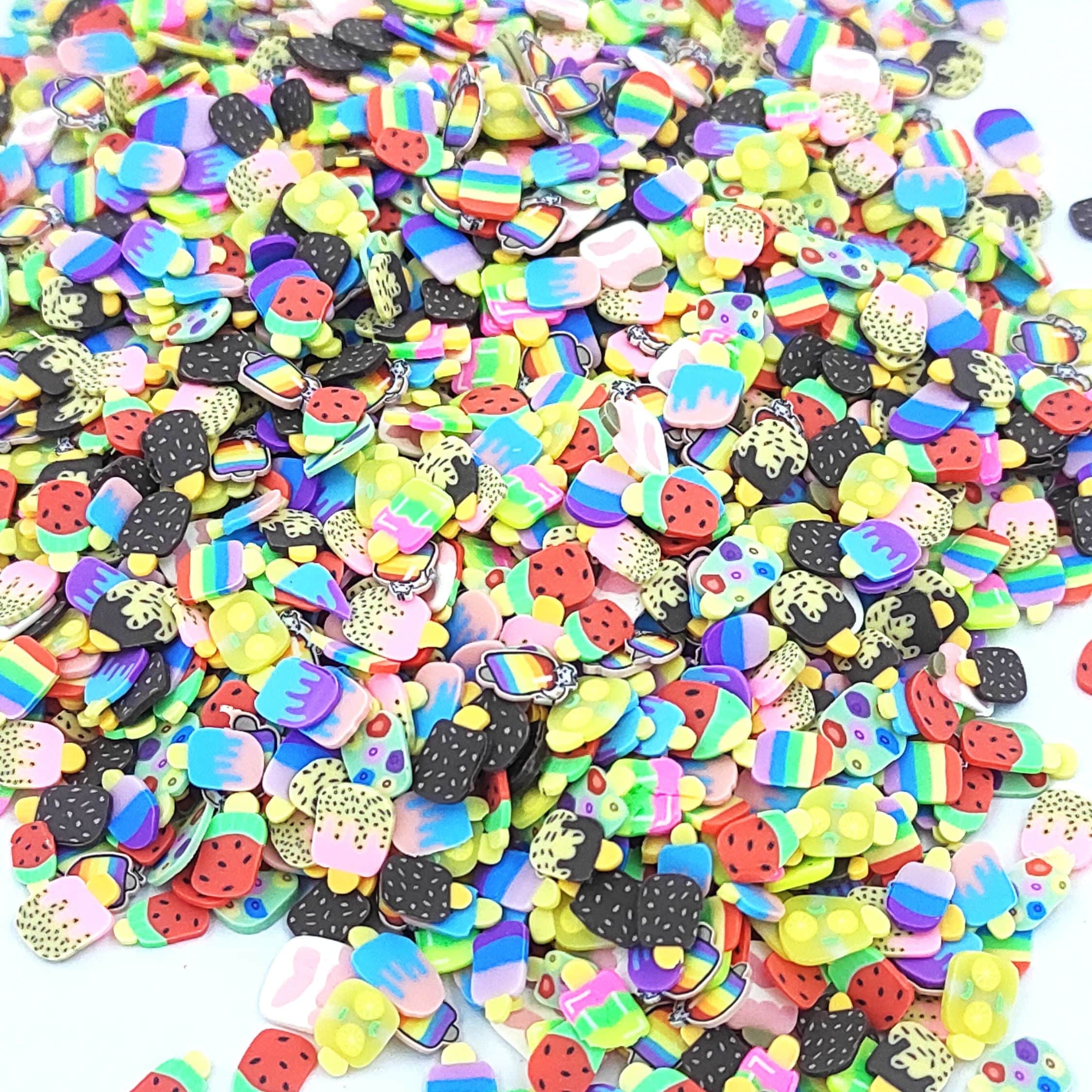 Ice Candy Stick Shape Polymer Chips