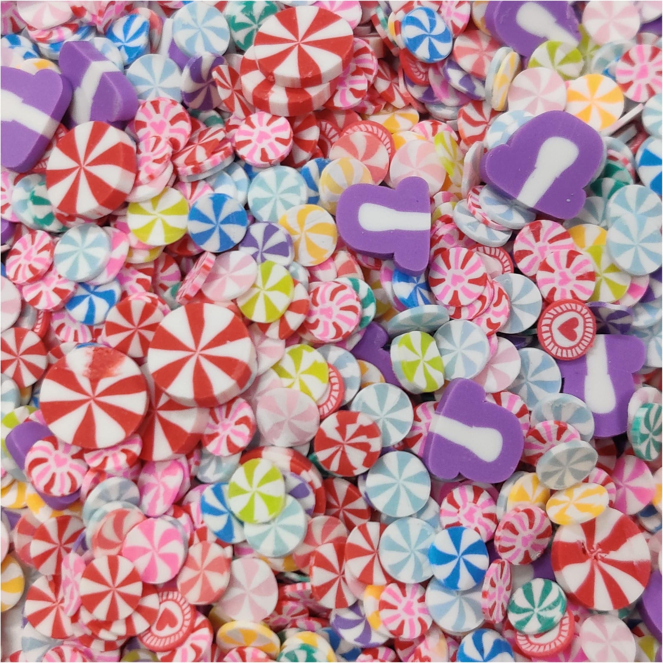 Mix Size Candy Big Polymer Chips