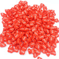 Heart Shape With Love Text Big Polymer Chips