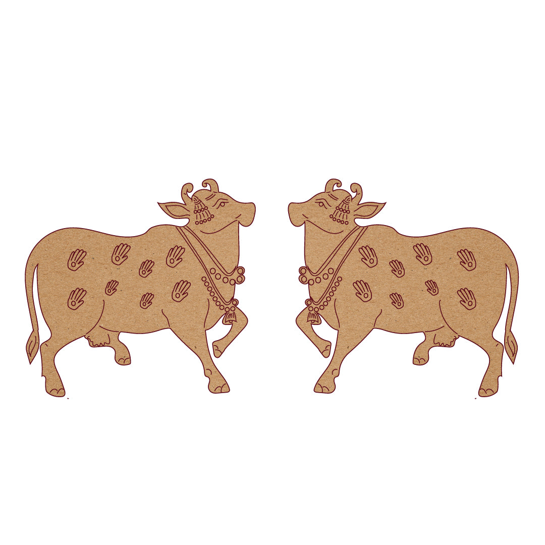 Premarked MDF Phichwai Cow – Motif Style 31