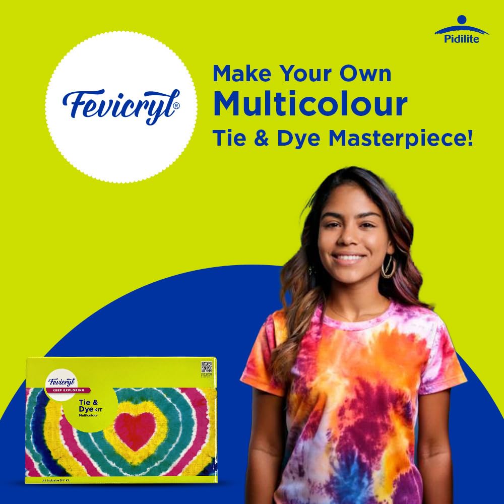 Fevicryl Tie & Dye Kit - Multi Colour (Mrp-699/-)