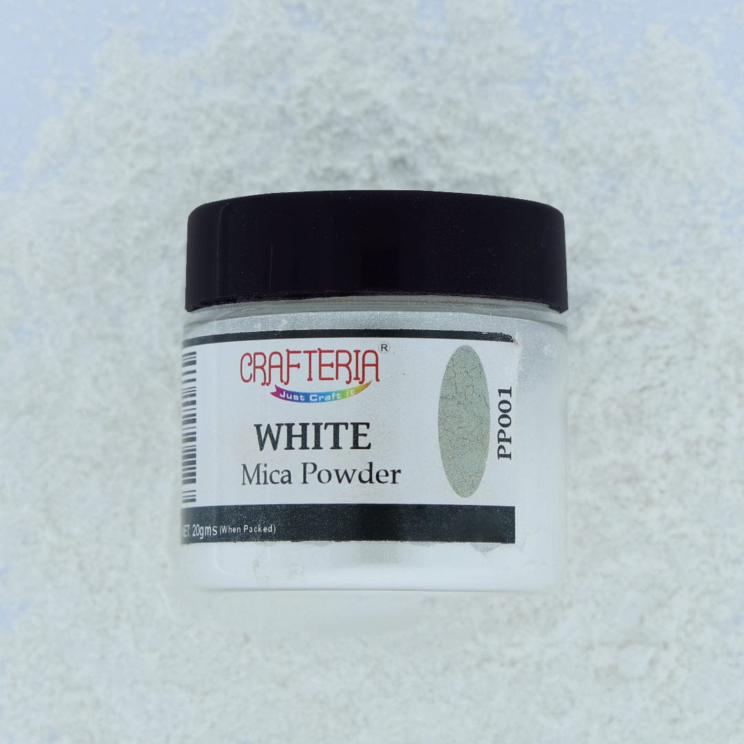 White Pearl Mica Powder 20 Gram